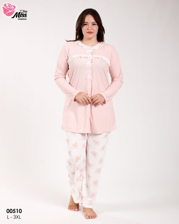 Rose Miss Pyjama – Réf 00510 – Rose