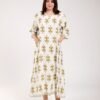 Rose Miss Robe d'intérieur longue – Réf 00615 – Écru
