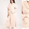 Rose Miss Pyjama 3 pièces avec robe de chambre – Réf 00656 – Pêche