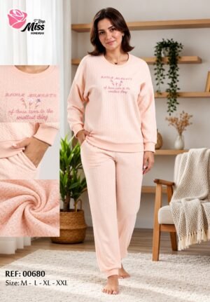 Rose Miss Pyjama – Réf 00680 – Pêche