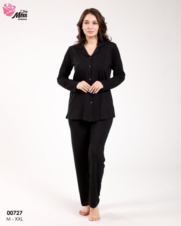 Rose Miss Pyjama – Réf 00727 – Noir