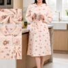 Rose Miss Robe de chambre – Réf 00743 – Pêche