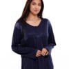 Rose Miss Chemise de nuit longue – Réf 11068 – Bleu marine