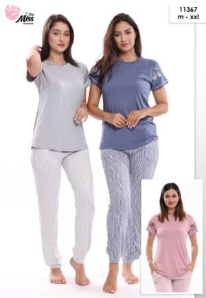 Rose Miss Pyjama – Réf 11367 – Couleurs assorties