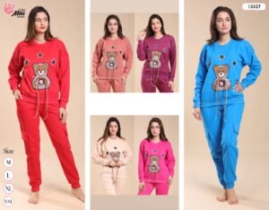 Rose Miss Survêtement molletonné ourson – Réf 13327 – Couleurs assorties