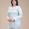 Rose Miss Pyjama dentelle – Réf 13946 – Vert d'eau