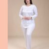 Rose Miss Pyjama dentelle – Réf 13946 – Gris clair