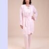 Rose Miss Pyjama 3 pièces avec robe de chambre – Réf 14047 – Rose