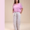 Rose Miss Pyjama pantalon large – Réf 14076 – Lilas