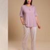Rose Miss Pyjama manches courtes – Réf 14554 – Mauve