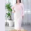 Rose Miss Chemise de nuit longue – Réf 15031 – Rose pâle