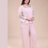 Rose Miss Pyjama brodé – Réf 15038 – Rose