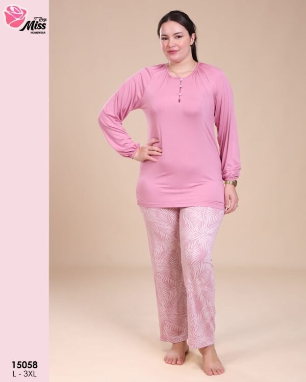 Rose Miss Pyjama – Réf 15058 – Rose