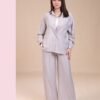 Rose Miss Ensemble chemise et pantalon – Réf 15162 – Gris Rose Miss Ensemble chemise et pantalon – Réf 15162 – Gris