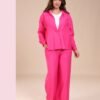Rose Miss Ensemble chemise et pantalon – Réf 15162 – Fuchsia Rose Miss Ensemble chemise et pantalon – Réf 15162 – Fuchsia