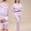 Rose Miss Pyjama boutonné – Réf 15371 – Rose