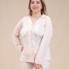 Rose Miss Pyjama boutonné – Réf 15371 – Pêche