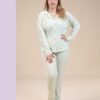 Rose Miss Pyjama boutonné – Réf 15371 – Vert d'eau