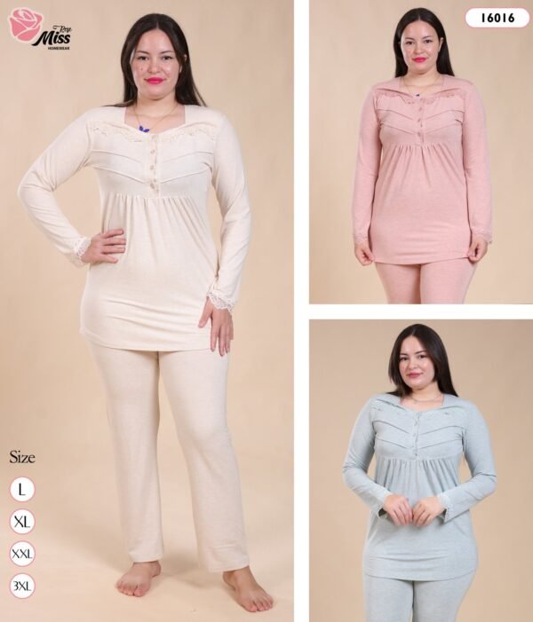 Rose Miss Pyjama – Réf 16016 – Couleurs assorties