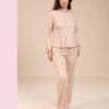 Rose Miss Pyjama côtelé – Réf 16101 – Beige