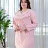 Rose Miss Pyjama brodé dentelle – Réf 16167 – Rose