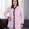 Rose Miss Pyjama polaire boutonné – Réf 16234 – Rose Rose Miss Pyjama polaire boutonné – Réf 16234 – Rose