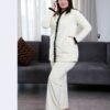 Rose Miss Pyjama polaire boutonné – Réf 16234 – Crème Rose Miss Pyjama polaire boutonné – Réf 16234 – Crème