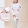 Rose Miss Ensemble pyjama et gilet 3 pièces – Réf 16235 – Rose pâle