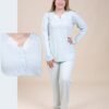 Rose Miss Ensemble pyjama et gilet 3 pièces – Réf 16235 – Vert d'eau