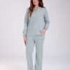 Rose Miss Pyjama brodé – Réf 16251 – Vert d'eau