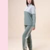 Rose Miss Pyjama molletonné – Réf 16255 – Vert sauge