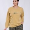 Rose Miss Pyjama à carreaux – Réf 16283 – Moutarde kaki