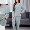 Rose Miss Pyjama côtelé – Réf 16293 – Vert d'eau