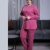 Rose Miss Pyjama jacquard – Réf 16440 – Fuchsia