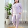 Rose Miss Pyjama polaire cœur – Réf 16576 – Lilas