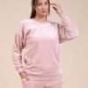 Rose Miss Pyjama polaire côtelé – Réf 16582 – Vieux rose