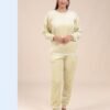 Rose Miss Pyjama polaire côtelé – Réf 16582 – Vert anis