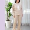 Rose Miss Pyjama polaire ours – Réf 16639 – Beige