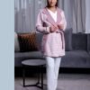 Rose Miss Ensemble pyjama et veste à carreaux 3 pièces – Réf 16682 – Rose