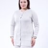 Rose Miss Pyjama boutonné côtelé – Réf 16772 – Gris clair Rose Miss Pyjama boutonné côtelé – Réf 16772 – Gris clair