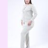 Rose Miss Pyjama boutonné côtelé – Réf 16772 – Vert sauge Rose Miss Pyjama boutonné côtelé – Réf 16772 – Vert sauge