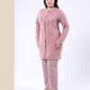 Rose Miss Pyjama tunique boutonnée – Réf 16813 – Vieux rose