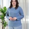 Rose Miss Pyjama imprimé étoiles – Réf 16839 – Bleu jean