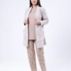 Rose Miss Ensemble pyjama polaire et gilet 3 pièces – Réf 16852 – Beige