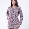 Rose Miss Pyjama boutonné imprimé – Réf 16856 – Vieux rose