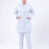 Rose Miss Pyjama tunique boutonnée brodée – Réf 16971 – Bleu ciel