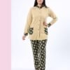 Rose Miss Pyjama boutonné à pois – Réf 16987 – Jaune pâle