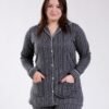 Rose Miss Pyjama chemise imprimé – Réf 17088 – Gris anthracite