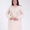 Rose Miss Pyjama tunique dentelle – Réf 17107 – Écru