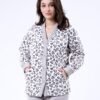 Rose Miss Pyjama polaire imprimé cœurs – Réf 17123 – Gris